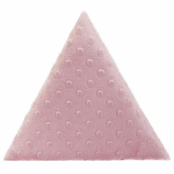 KERMA Triangle-1 falpanel minky textil gyermek falburkolat, több színben - 
Dusty baby pink minkyg4
