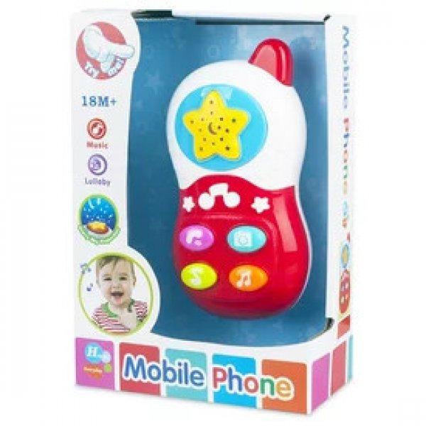 Zenélő mobiltelefon bébijáték