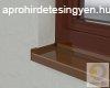 J Extrudlt alumnium ablakprkny, 180 mm-es, aranytlgy