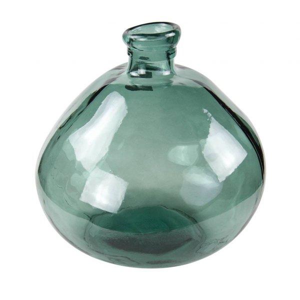 Kerek üveg váza, újrahasznosított üvegből, 33 cm, zöld - BULLE DE SAVON -
Butopêa