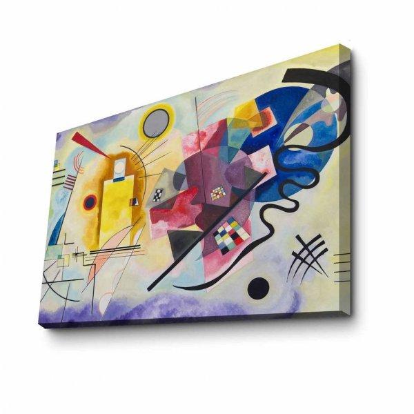 Vászon falikép, Wassily Kandinsky másolat, Sárga, piros, kék, színes -
FANTASIA - Butopêa