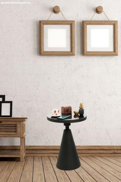 Üveg lerakóasztal, fekete - RE - Butopêa