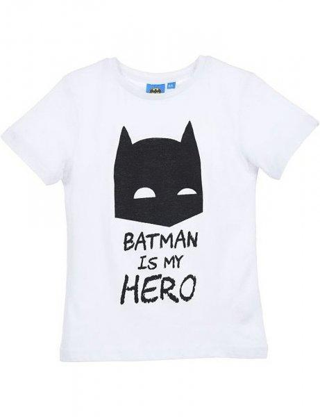 Batman fiú fehér pólója Batman az én hősöm