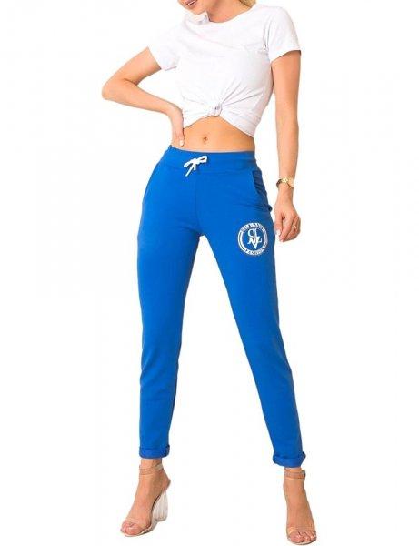 Kék női nadrág logóval