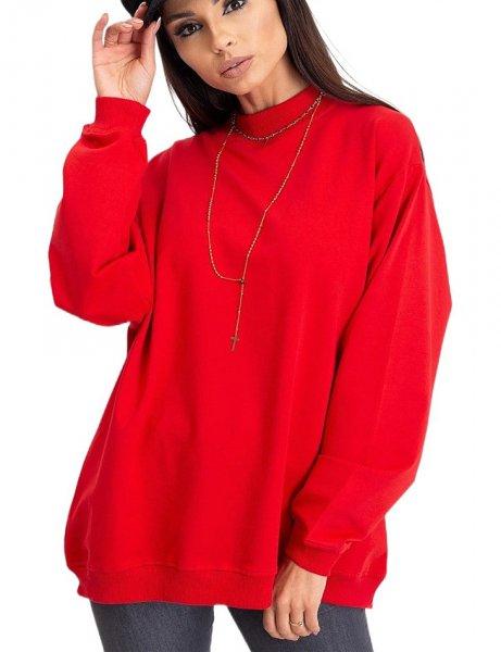 Női piros pulóver