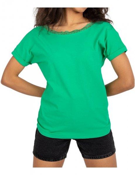 Zöld klasszikus, csipkével díszített salma ing