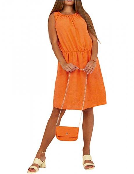 Nyári ruhák kézitáskával - narancssárga készlet