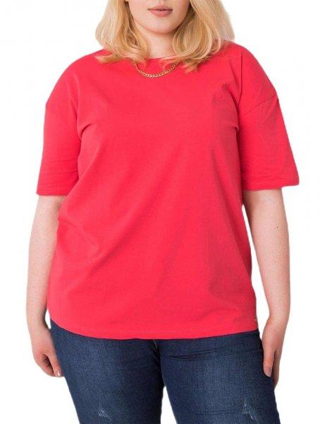 piros női alap póló rövid ujjú