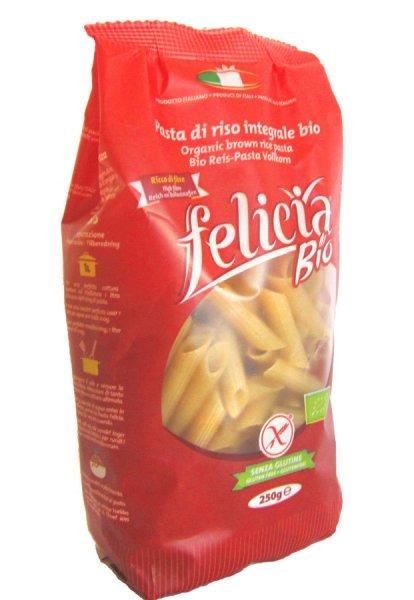 Felicia bio gluténmentes barnarizs penne tészta 250 g