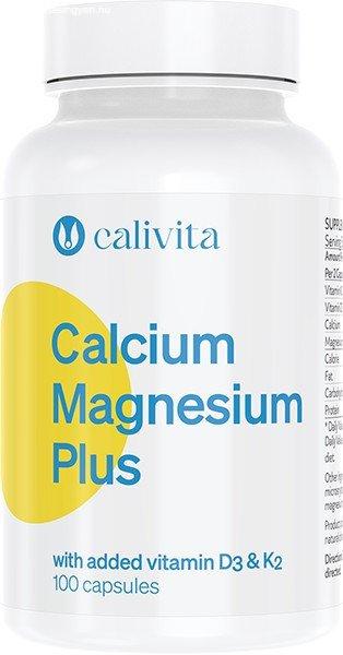 CaliVita Calcium Magnesium PLUS kapszula Kalcium, magnézium + D3- és
K2-vitamin 100db