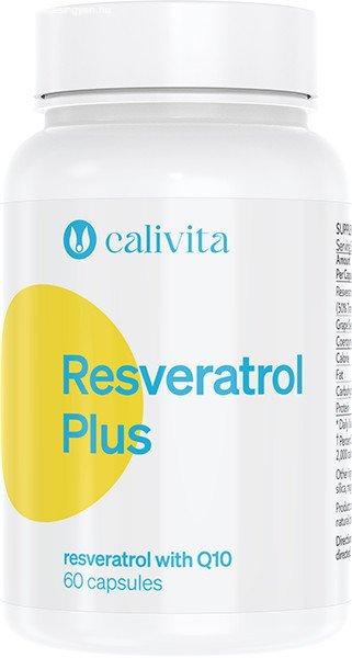 CaliVita Resveratrol PLUS kapszula Resveratrol koenzim-Q10-zel 60 db