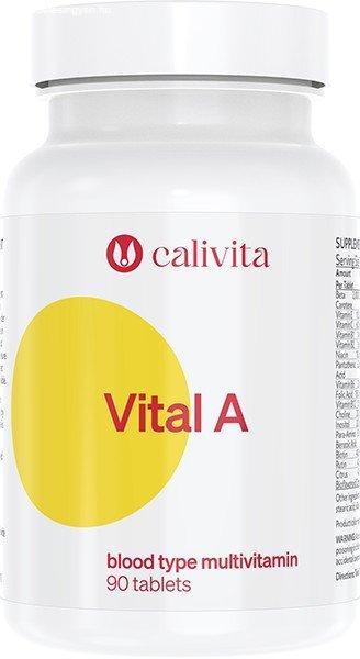 CaliVita Vital A tabletta Multivitamin A-vércsoportúaknak 90 db