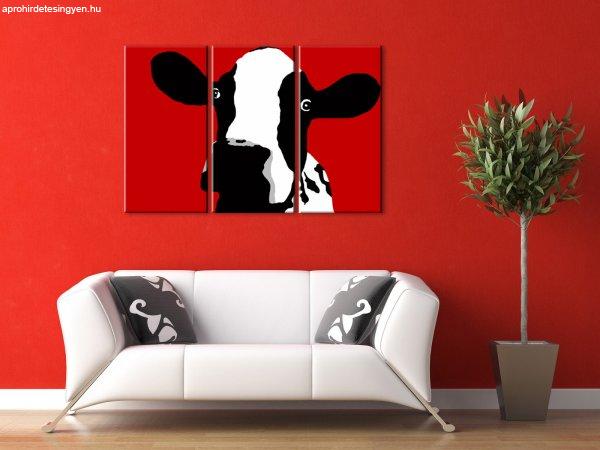 Kézzel festett vászonképek POP Art Cow  cow  (POP ART képek)