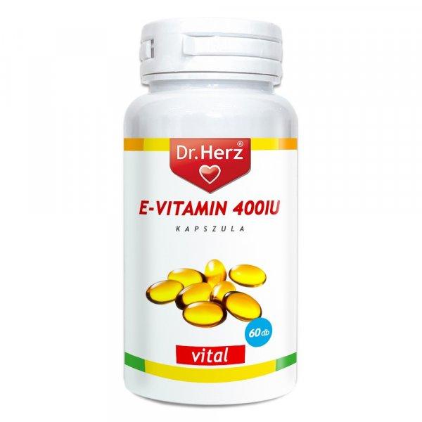 Dr.herz e-vitamin 400iu kapszula 60 db