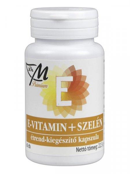 Dr.m prémium e-vitamin + szelén étrend-kiegészítő kapszula 60 db