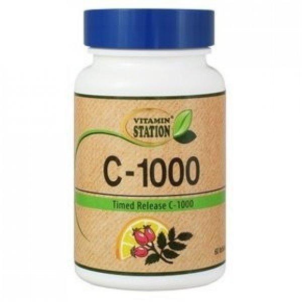 Vitamin Station c-vitamin csipkebogyóval 60 db
