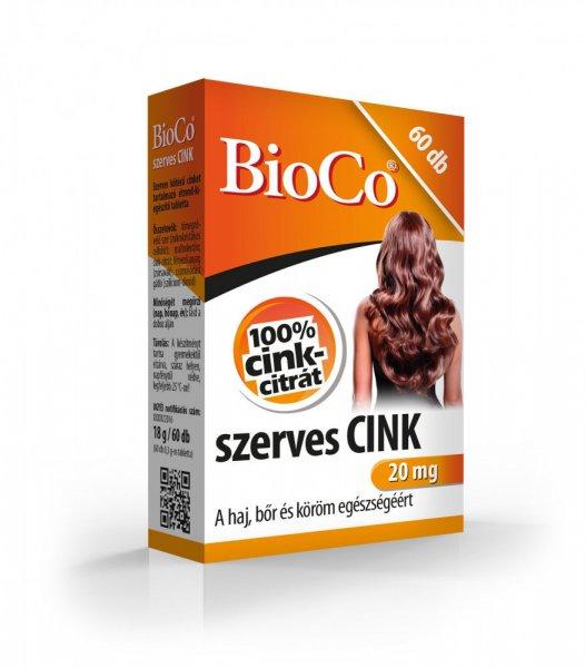 Bioco szerves cink tabletta 60 db
