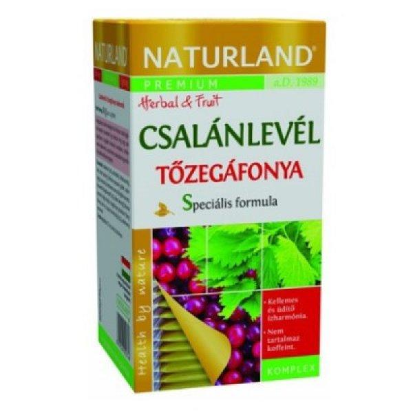 Naturland csalánlevél tőzegáfonya tea 20x1,2 g 24 g