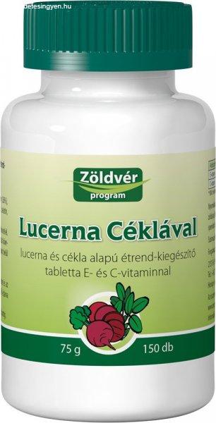 Zöldvér lucerna cékla tabletta 150 db
