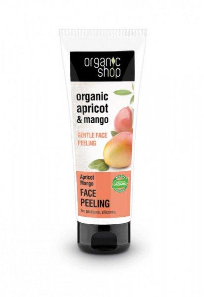 Organic Shop Gyengéd arcpeeling "Barackos mangó" 75 ml
