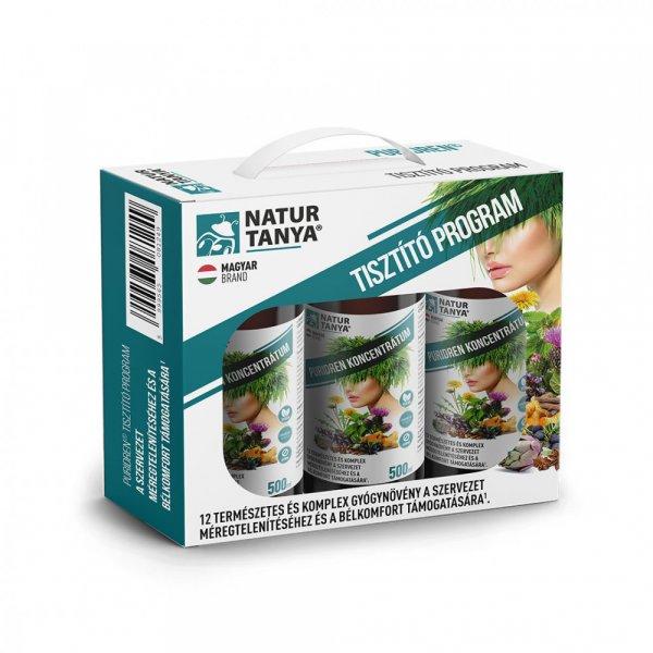 Natur Tanya® 60 napos Tisztító Program – A sav-bázis egyensúlyhoz, és a
salakanyagok kivezetéséhez