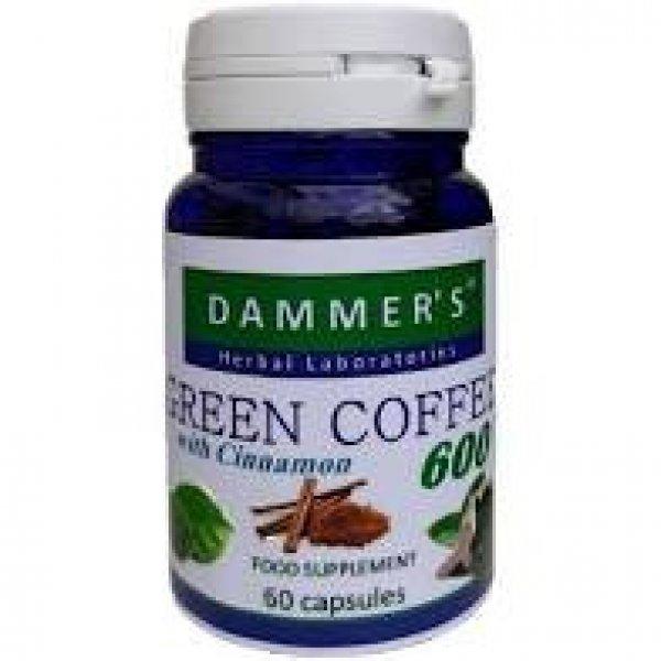 Dammers green coffee 600 zöld kávé+fahéj 600 kapszula 60 db
