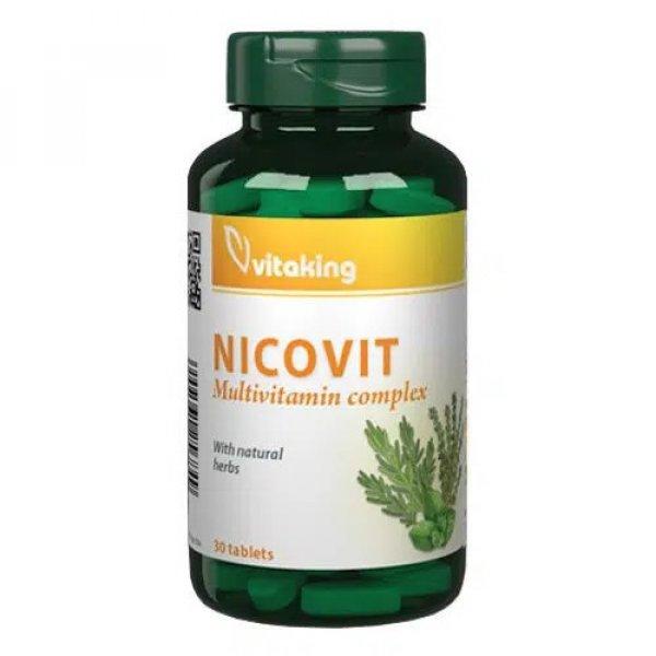 Vitaking NicoVit multivitamin 30 db tabletta