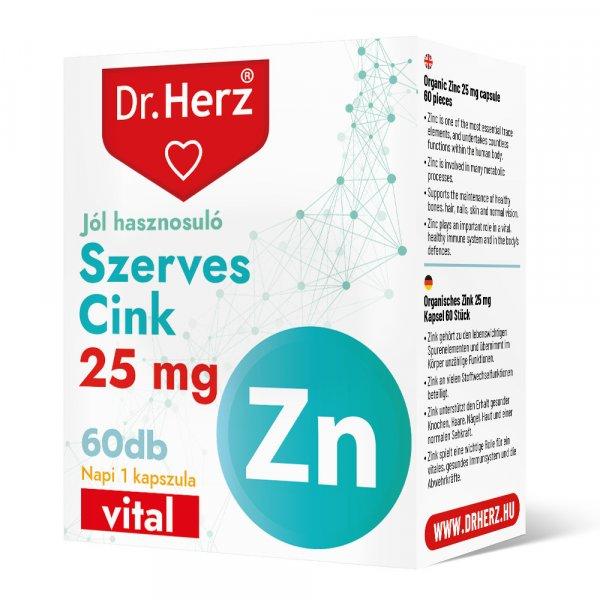 DR Herz Szerves Cink 25 mg 60 db kapszula