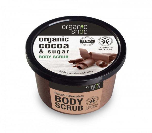 Organic Shop Belga Csokoládé cukros testradír 250 ml