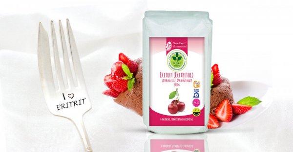 Natur Tanya® Prémium Eritrit (Eritritol). 0 kalóriás cukorpótló. Diétás,
Fogbarát, Paleo. 500 g