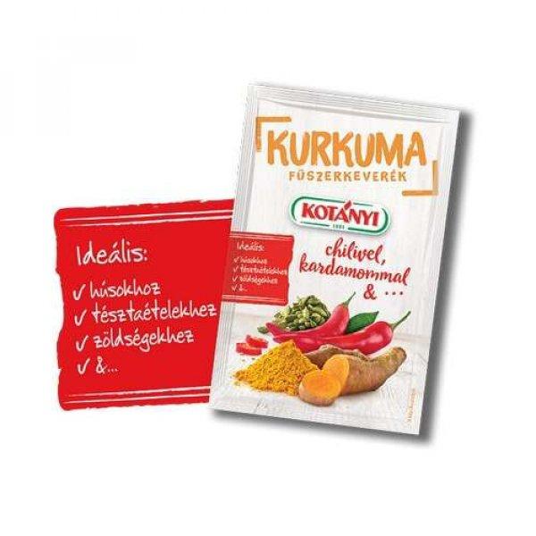 Kotányi kurkuma chili-kardamom fűszerkeverék 25 g