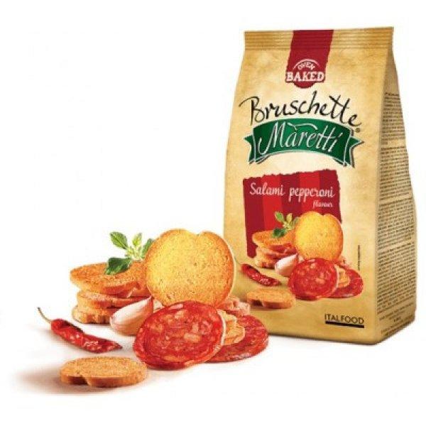 Maretti bruschette szalámi,pepperoni ízesítésű 70 g