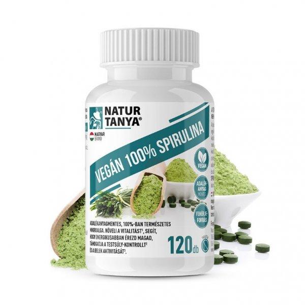 Natur Tanya® Vegán 100% Spirulina tabletta 120 db (30 g)