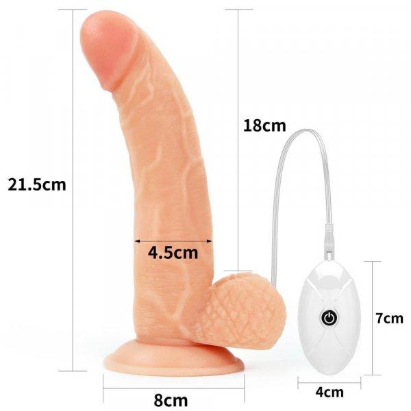 Vibrating Easy Strapon Set 8.5''