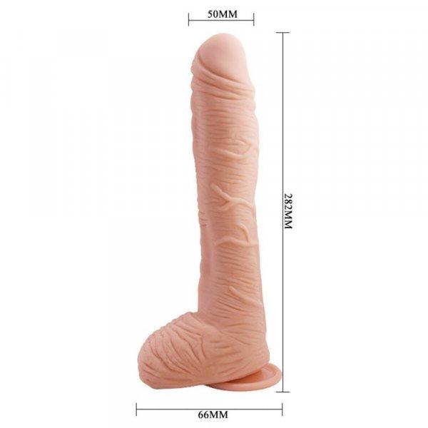 Beautiful Alex 11" Dildo Flesh