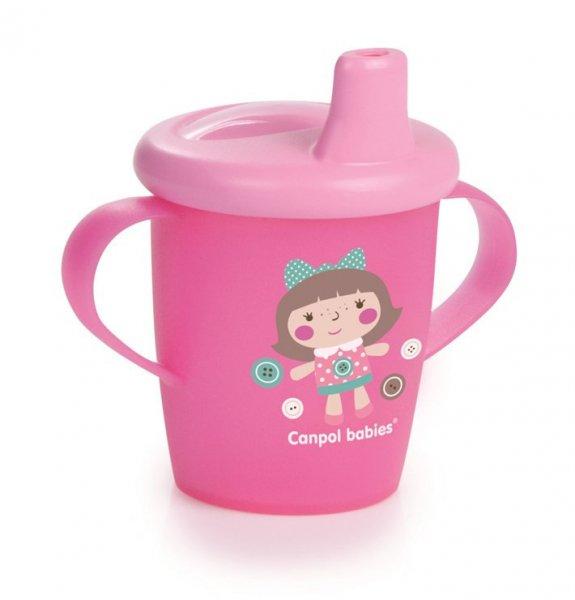 Canpol babies Non-spill cup TOYS 250 ml csöpögésmentes itatópohár kislány