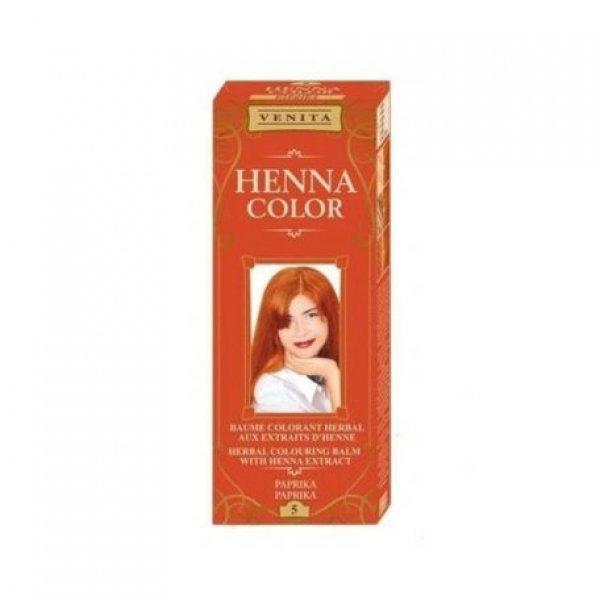 Henna Color szinező hajbalzsam nr 5 paprika vörös 75 ml