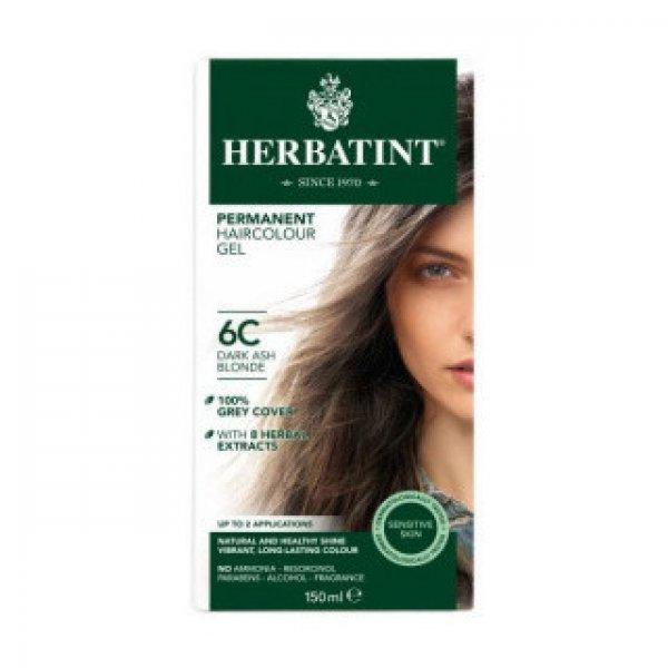 Herbatint 6c sötét hamvas szőke tartós növényi hajfesték 150 ml