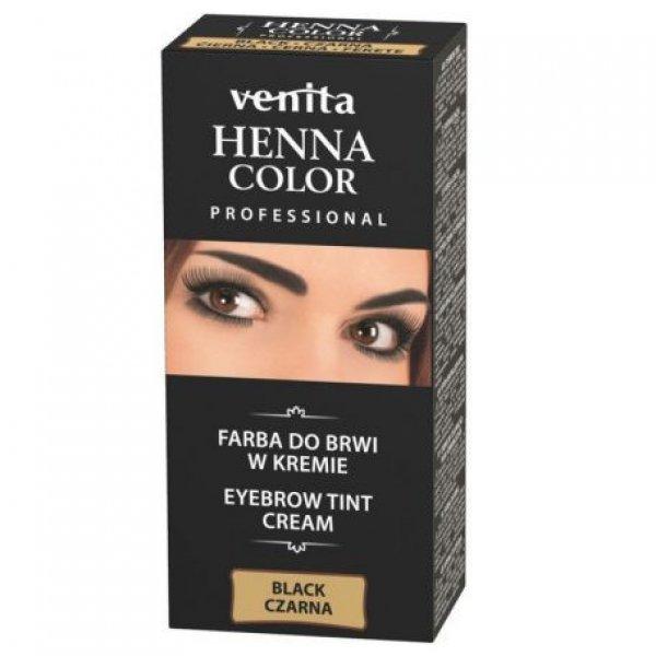 Venita henna color gyógynövényes szemöldök festék 1.0 fekete 15 g