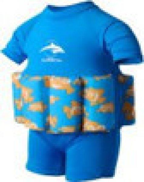 Konfidence Floatsuits™ gyermek úszóruha CLOWNFISH Rugalmas lycra anyagú
úszóruha 8 kivehető úszószivaccsal