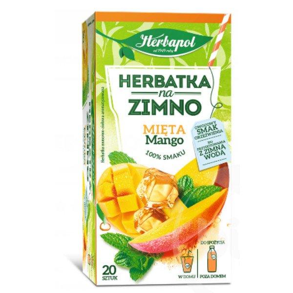 Herbapol menta mangó tea 1x18g 20 db