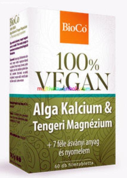 Alga Kalcium Tengeri Magnézium + 7 féle ásványi anyag és nyomelem VEGÁN,
60 db tabletta - BioCo