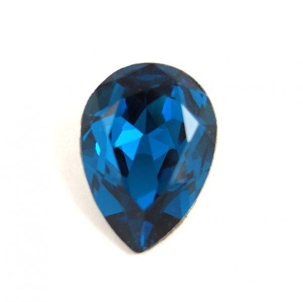 AURORA Körte kaboson - 13x18mm - Blue Zircon