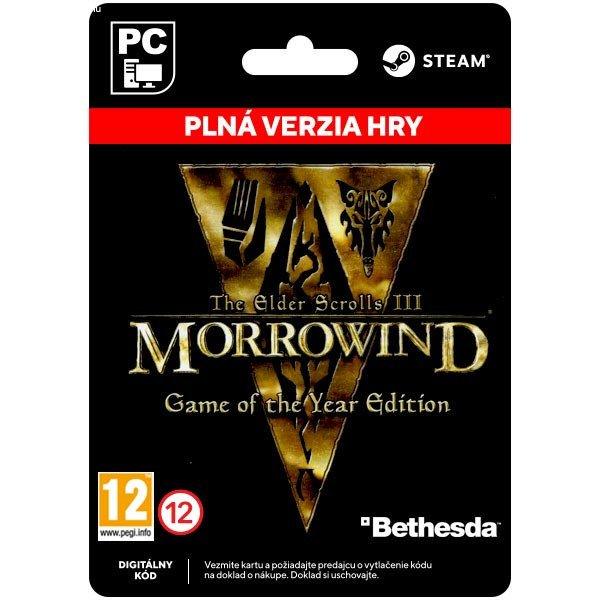 The Elder Scrolls 3: Morrowind (Game of the Year Kiadás) [Steam] - PC