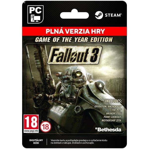Fallout 3 (Game of the Year Kiadás) [Steam] - PC