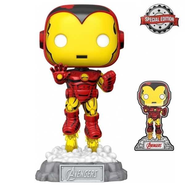 POP! Iron Man (Marvel) Special Kiadás + kitűző