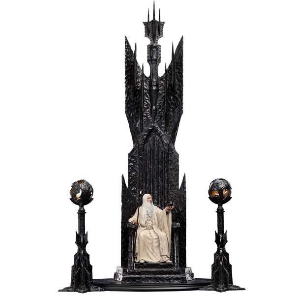 Szobor Saruman The White on Throne (Lord of The Rings) Limitált Kiadás