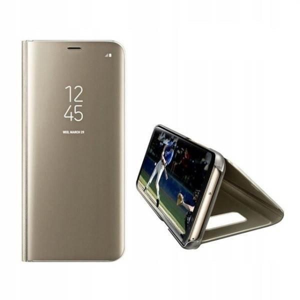 Tok Clear View Samsung S21+ arany tok
