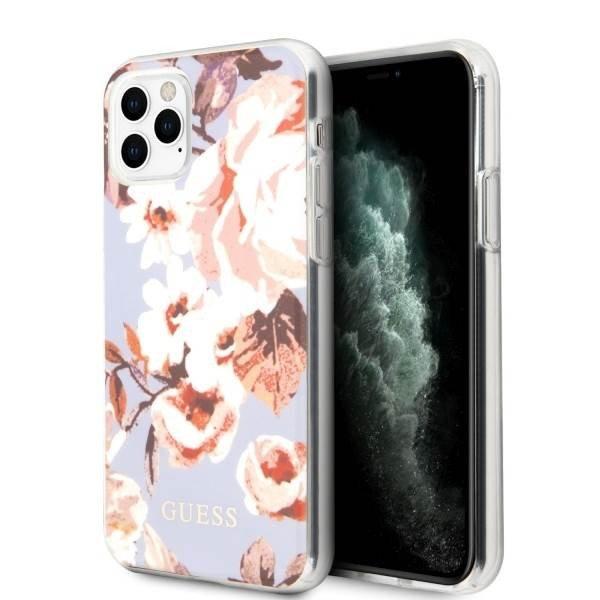 Guess GUHCN65IMLFL02 iPhone 11 Pro Max lila N°2 Flower Collection tok