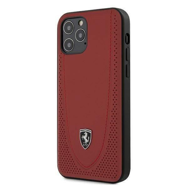 Ferrari FEOGOHCP12MRE iPhone 12/12 Pro 6,1" piros Off Track perforált
keménytok